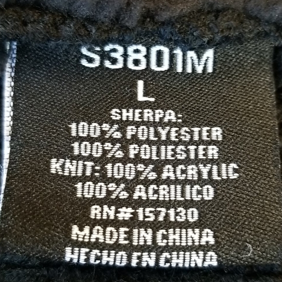 Mesh + Lace Sherpa Black & Silver Vest - Picture 15 of 16